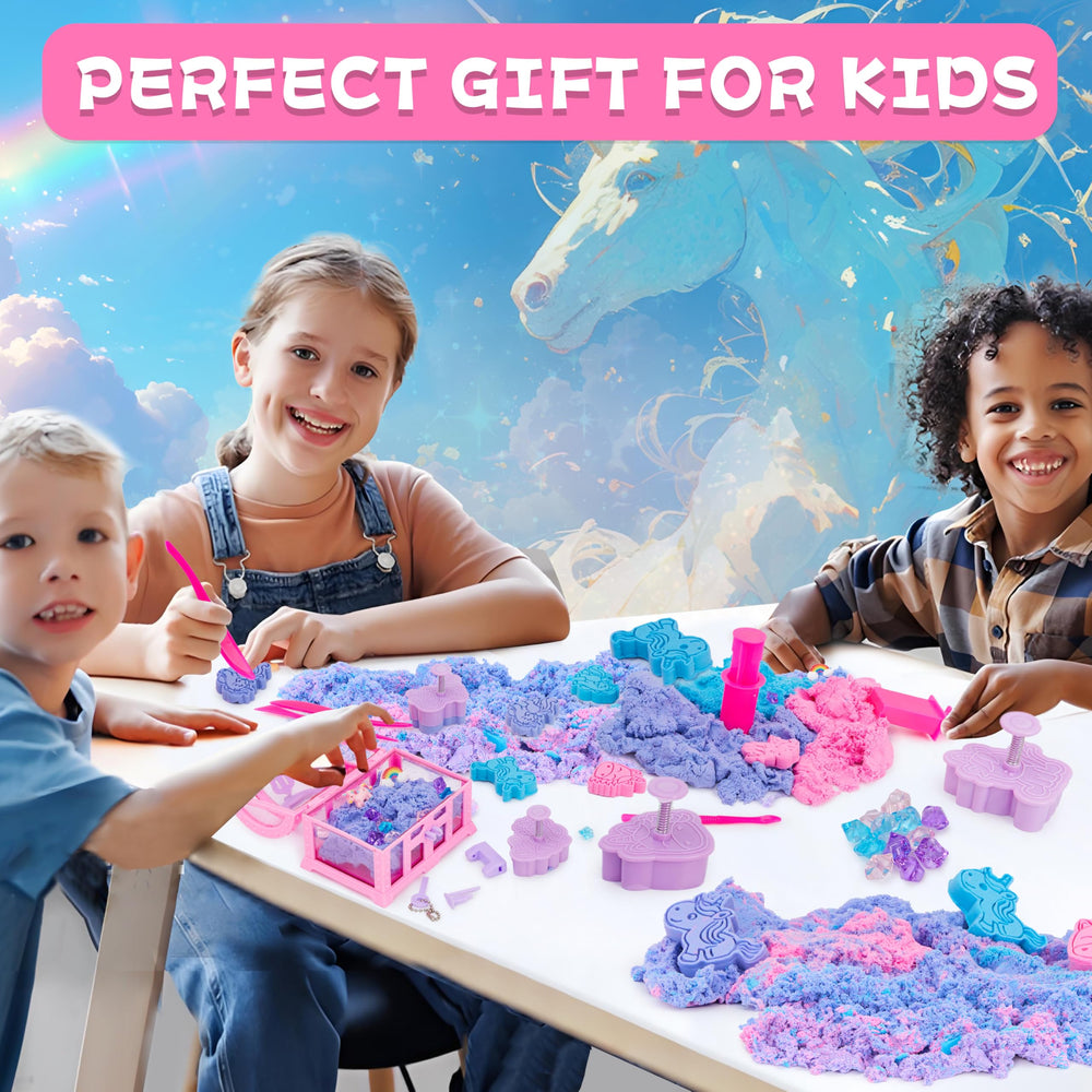 Carolart Unicorn discovery in treasure chest encourages interactive storytelling.