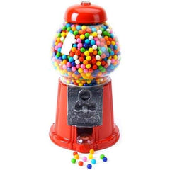 CAROUSEL large gumball bank on black designer stand for modern interiors