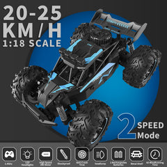 Carox 1:18 scale RC car designed for rugged outdoor fun.