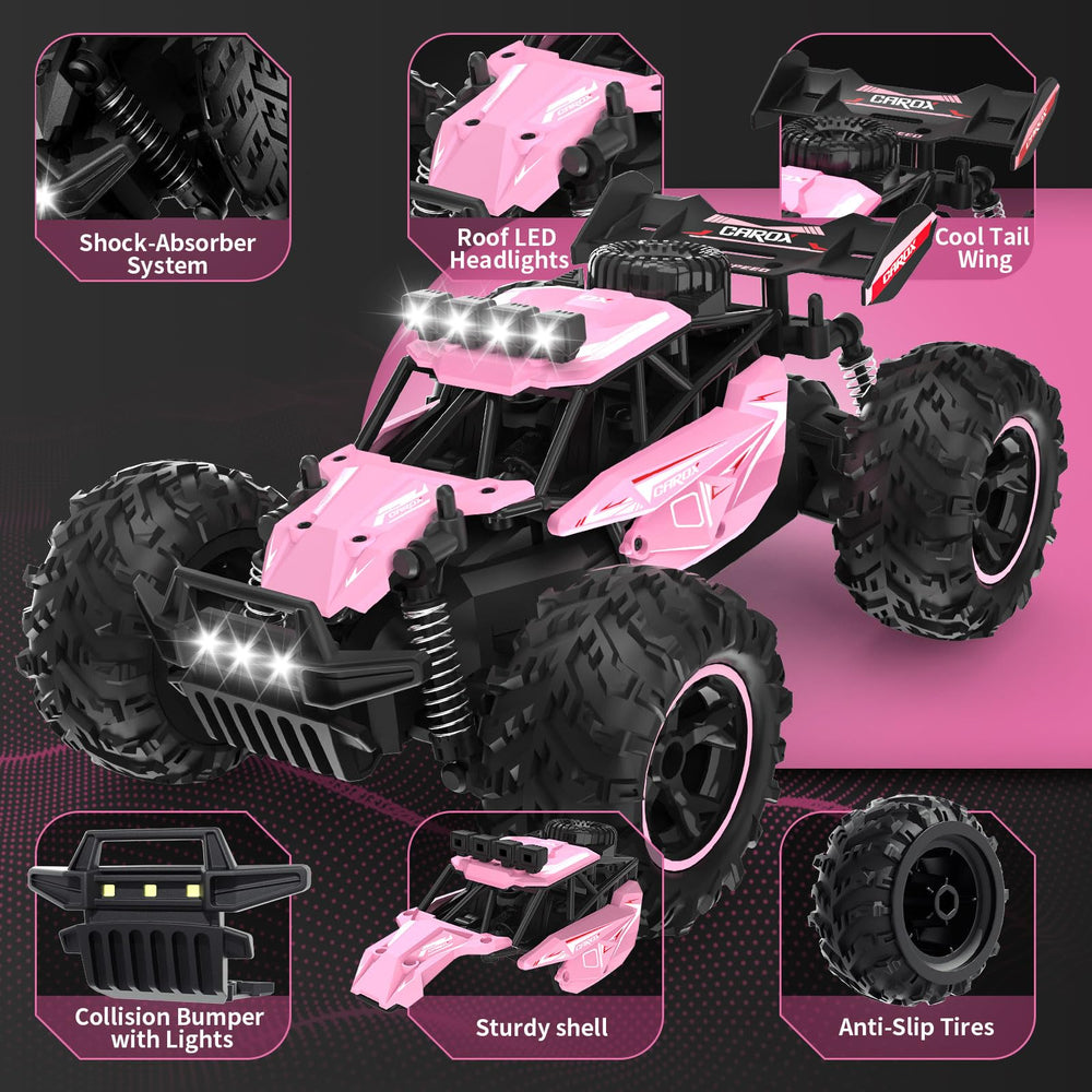 Carox remote control car battery charging setup with 900mAh battery.