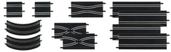 Carrera 61601 Extension Set 2 4.48 inch straights extend racing length.