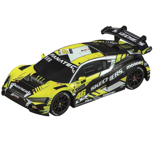 Carrera 64230 Audi R8 LMS GT3 Rossi 46 front view for rapid track action