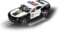 Carrera Camaro ZL1 Sheriff front view highlighting sleek design and race-ready stance