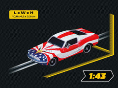 Carrera GO 1:43 scale on track ready for action and easy handling.