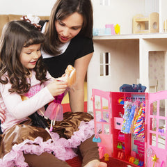 Carreuty mixed accessories including outfits and shoes, simplifies dressing up and imaginative storytelling.