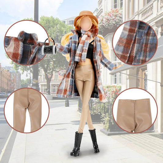 Carreuty winter set for 11.5-inch dolls, cozy seasonal styling