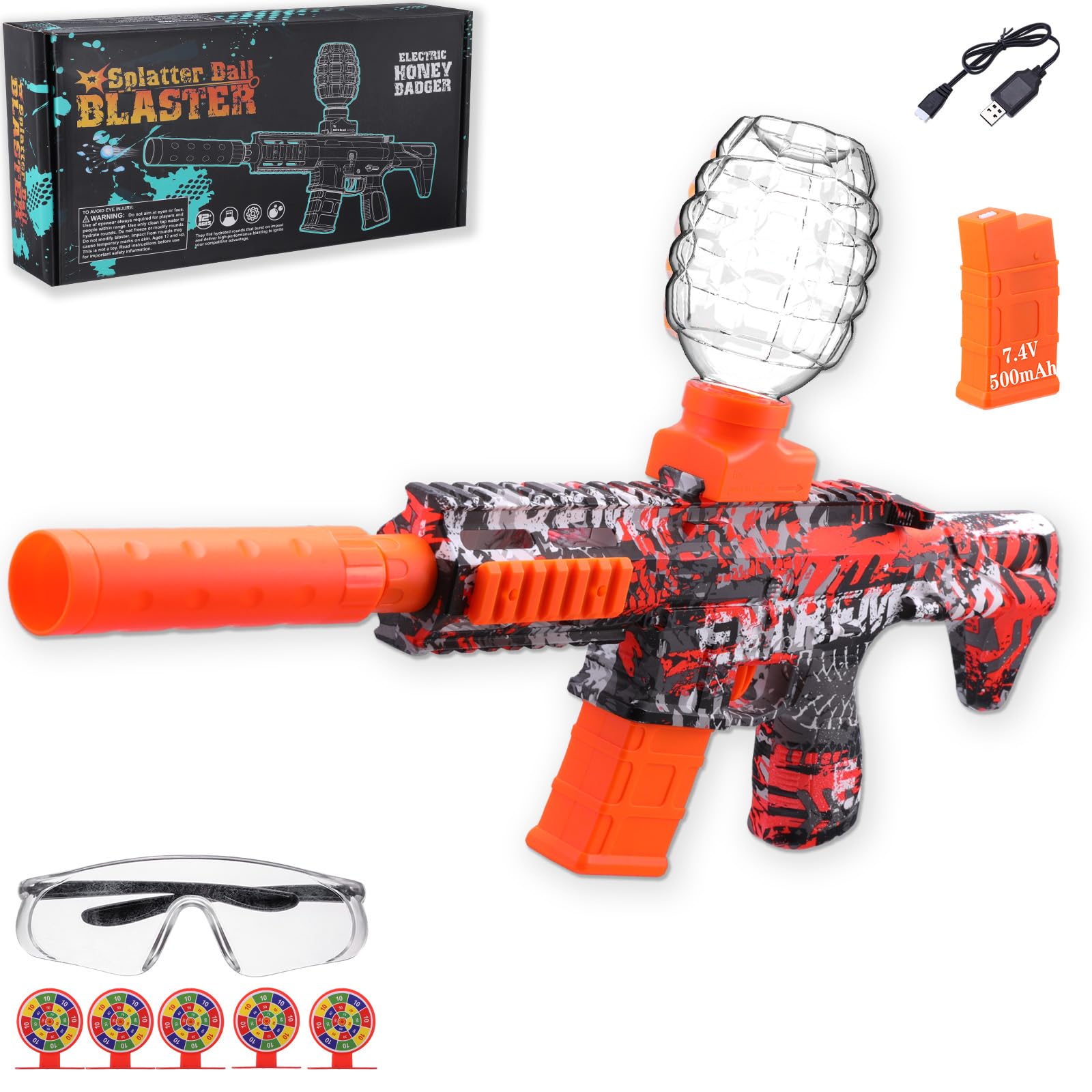 Carrtan Splatter Blaster showing quick battery install for fast setup