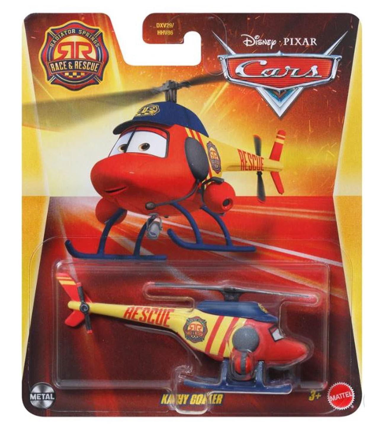 Kathy Copter toy car from Disney Pixar Cars, ideal for playtime and display.