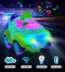 Carsky two 2.4 GHz remotes prevent cross-control interference during play.