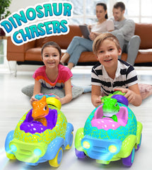 Carsky two detachable dino figures spark imaginative play and storytelling.