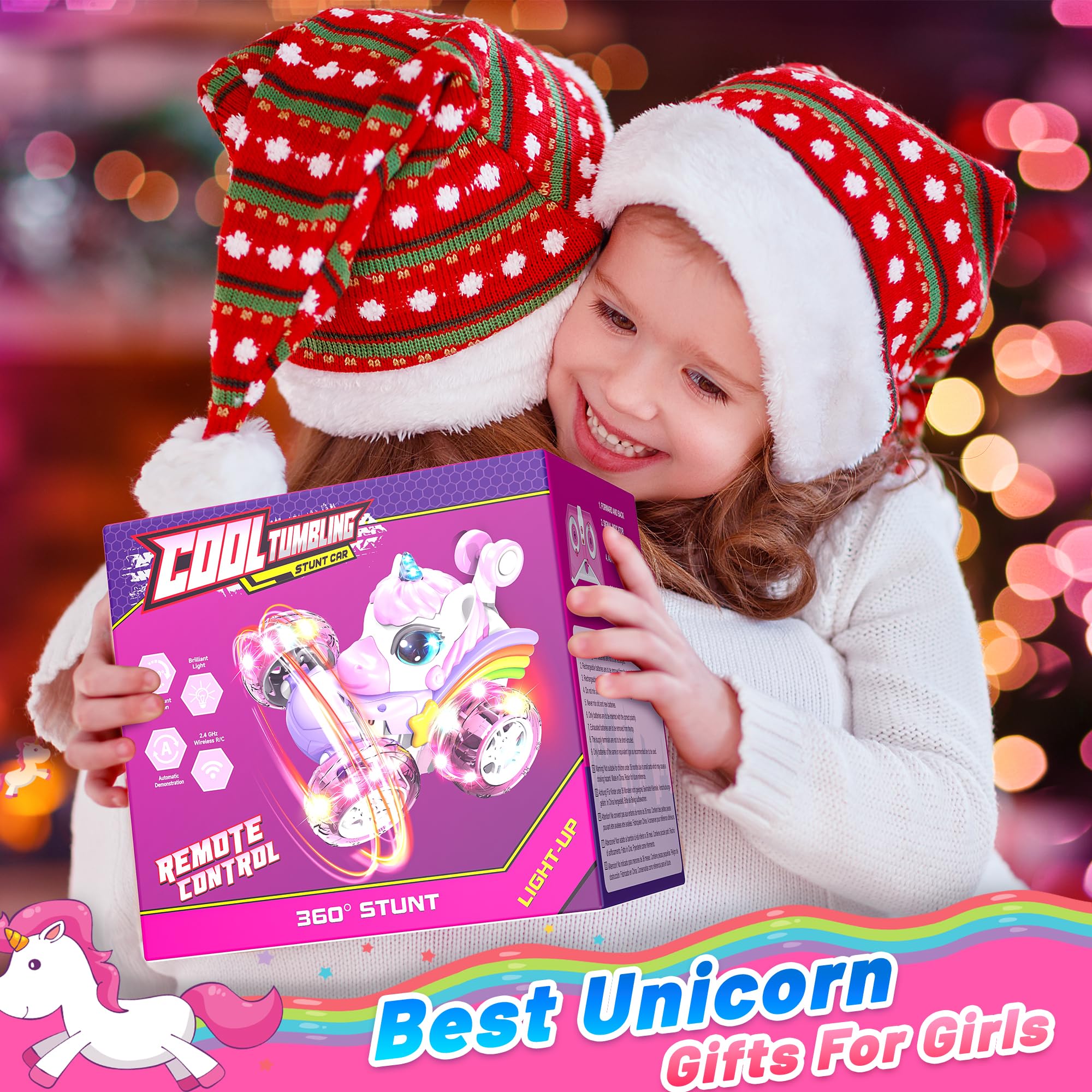 Carsky Unicorn RC Car gift-ready packaging for birthdays or holidays