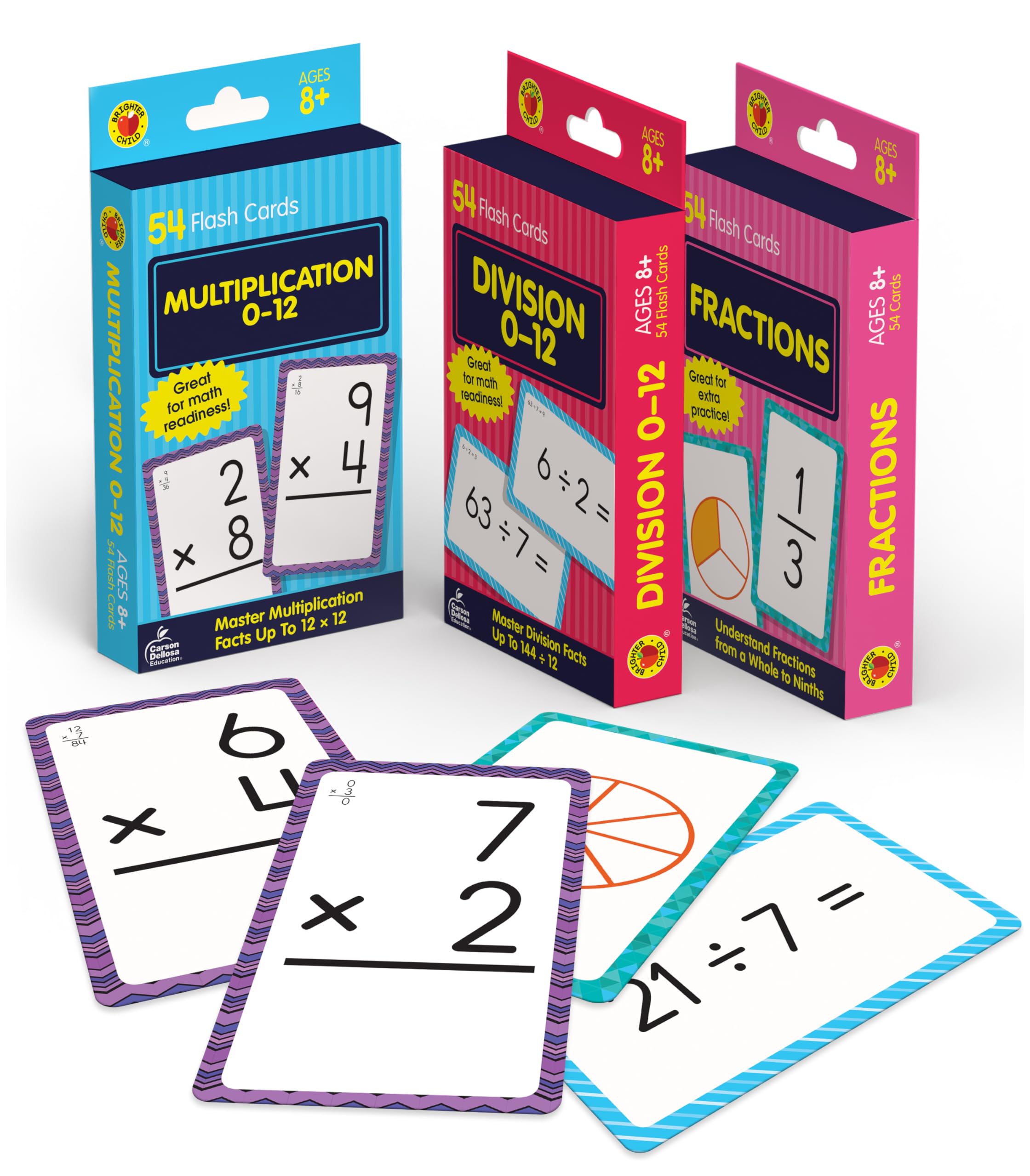 Carson Dellosa front packaging showing the 3-pack and benefits