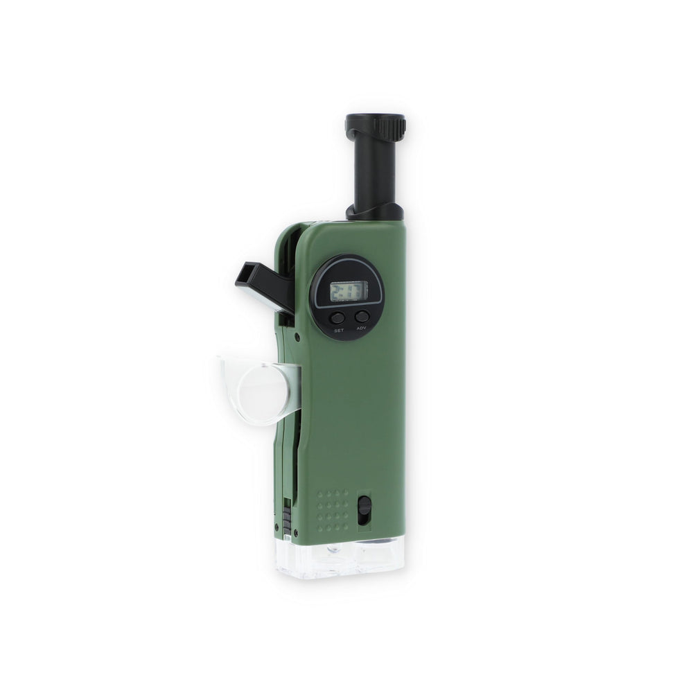 Carson X-Scope 30x microscope for close-up viewing of leaves and tiny insects