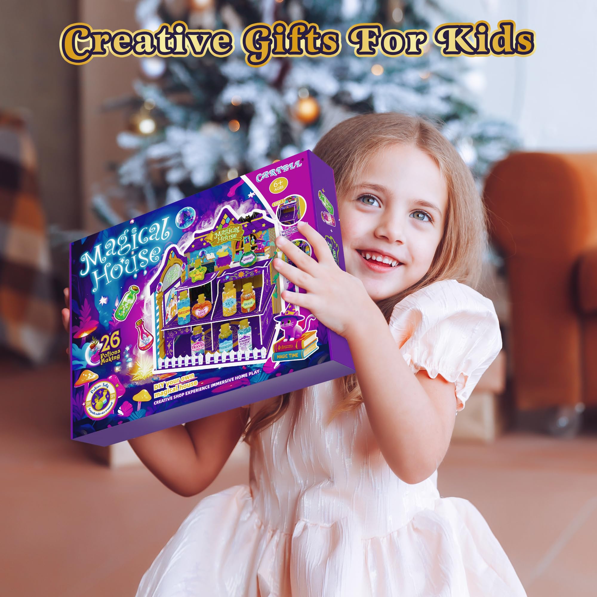 Cartell lucky-necklace-kit lets kids create keepsakes for luck and magical vibes.