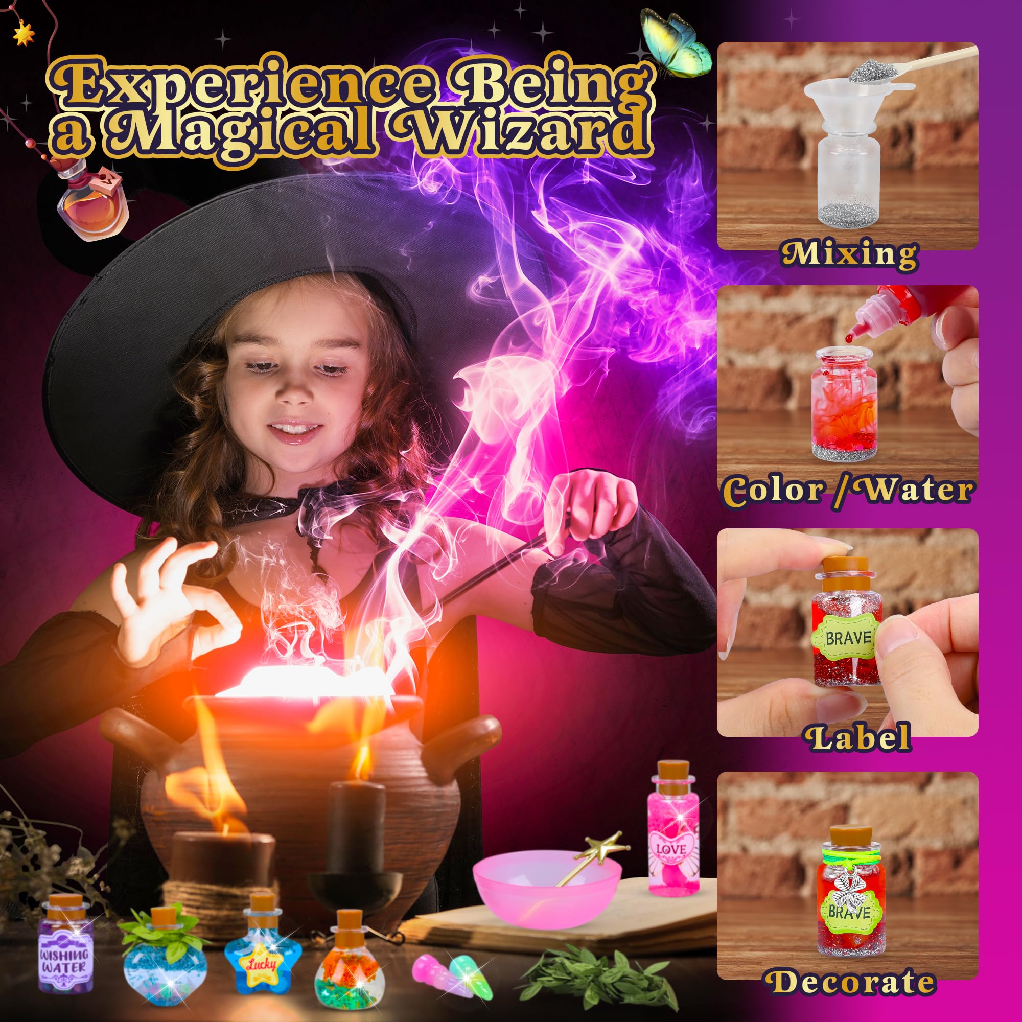Cartell mystery-potion-powder-and-sparkles adds tactile, colorful crafting fun.