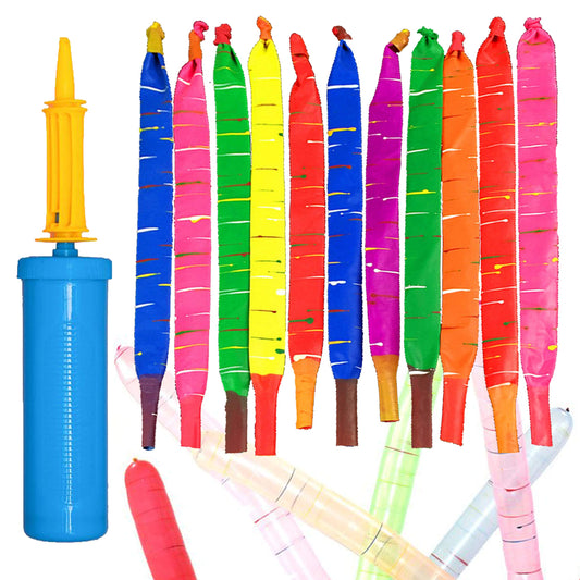 Carykon 200pcs rocket balloons brighten any party space and decorations