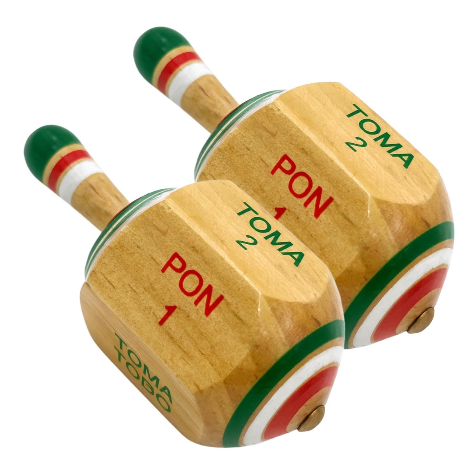 Casa De Queta Toma Todo pirinola 3inch 2-pack spinning top in vibrant colors for family fun.