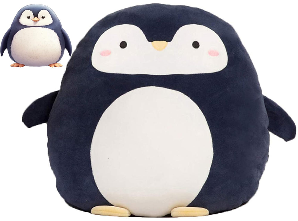 CASAGOOD penguin pillow with 16.5 inch height, a cuddly plush for cozy hugs.