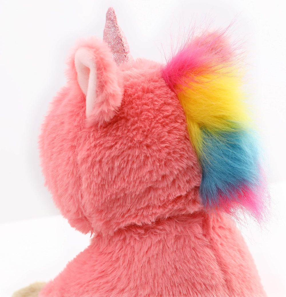 CASAGOOD Pug Unicorn Plush decor display in kids' room