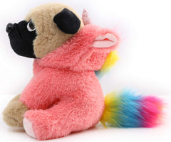 CASAGOOD Pug Unicorn Plush eye details add charm for kids