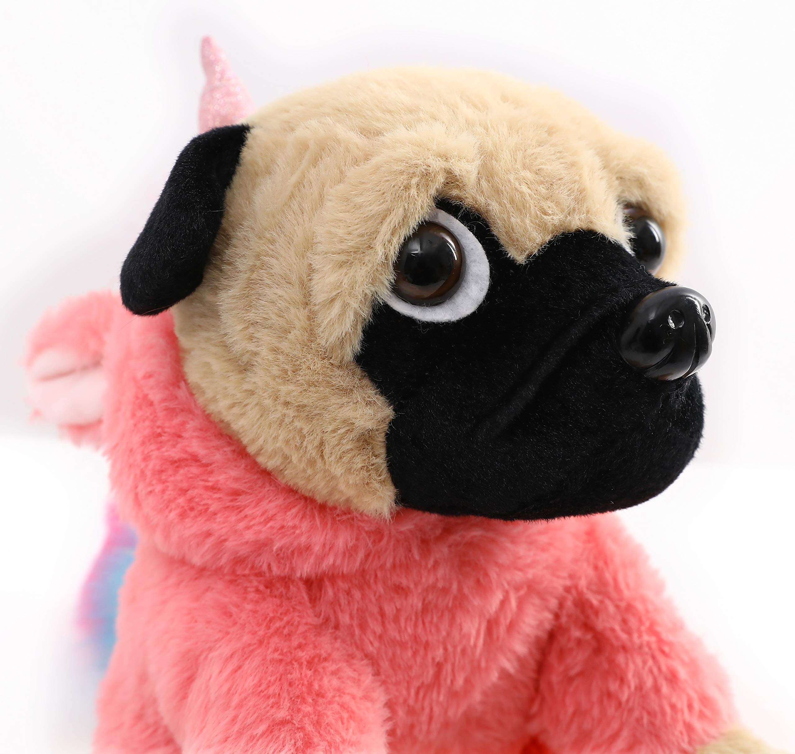 CASAGOOD Pug Unicorn Plush enhances imaginative play with kids