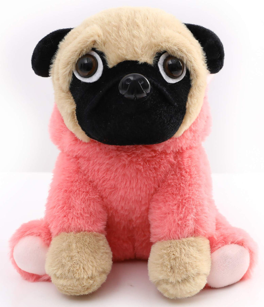 CASAGOOD Pug Unicorn Plush close-up of soft fabric for cuddles