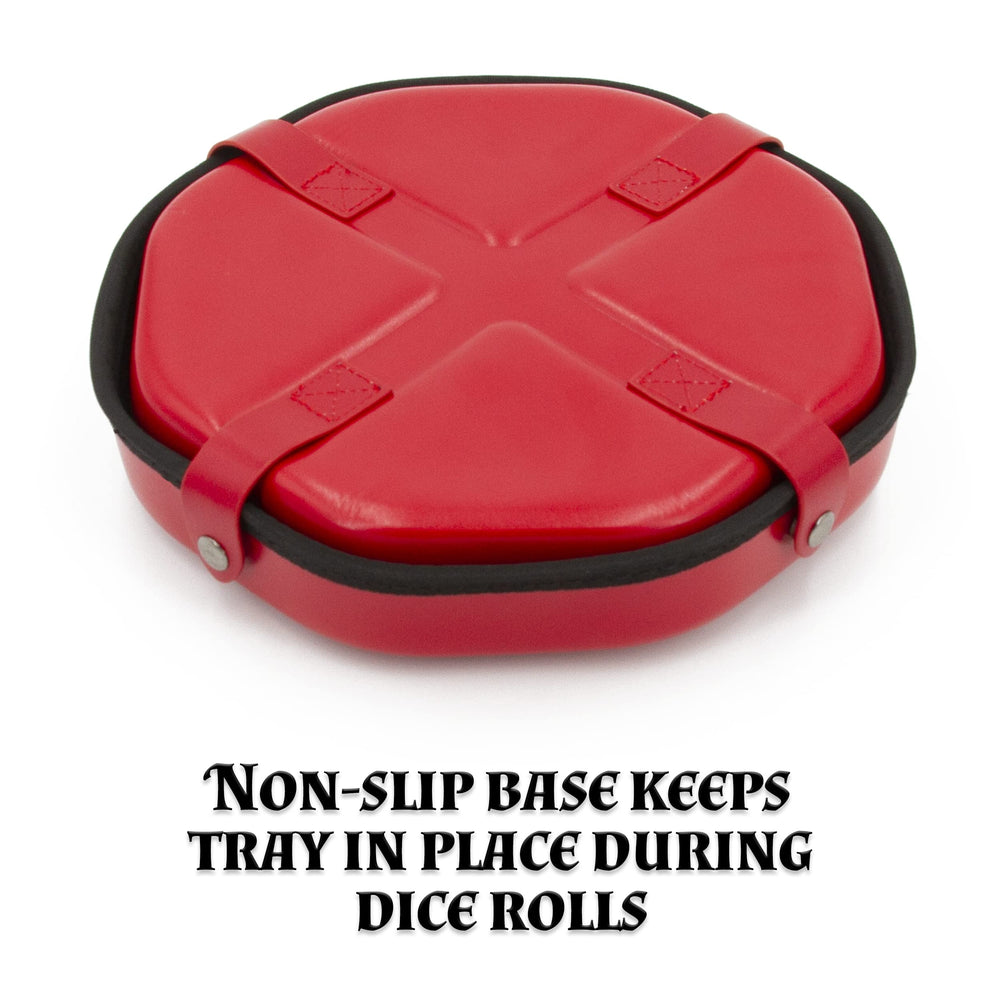 CASEMATIX interior non-scratch surface protects dice during sessions.