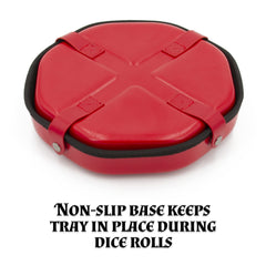 CASEMATIX interior non-scratch surface protects dice during sessions.