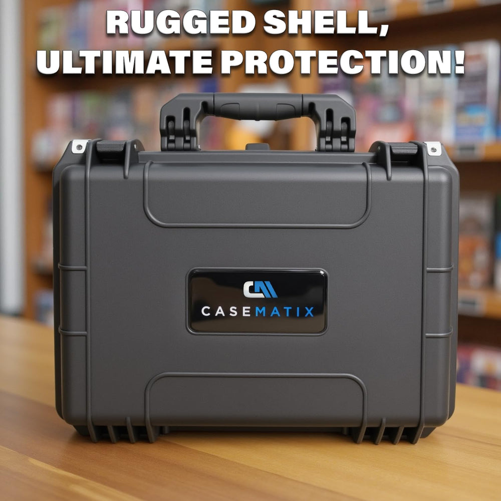 CASEMATIX Graded Card Case Pro Edition interior foam slots protecting slabs