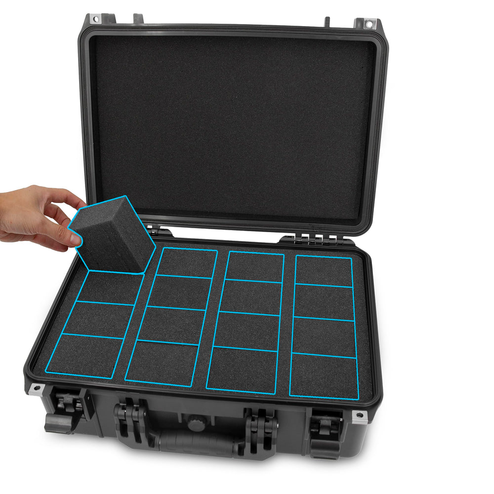 CASEMATIX Graded Card Case Pro Edition padlock rings add security