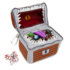 CASEMATIX Mimic Dice Chest closed, safely stores up to 150 dice.