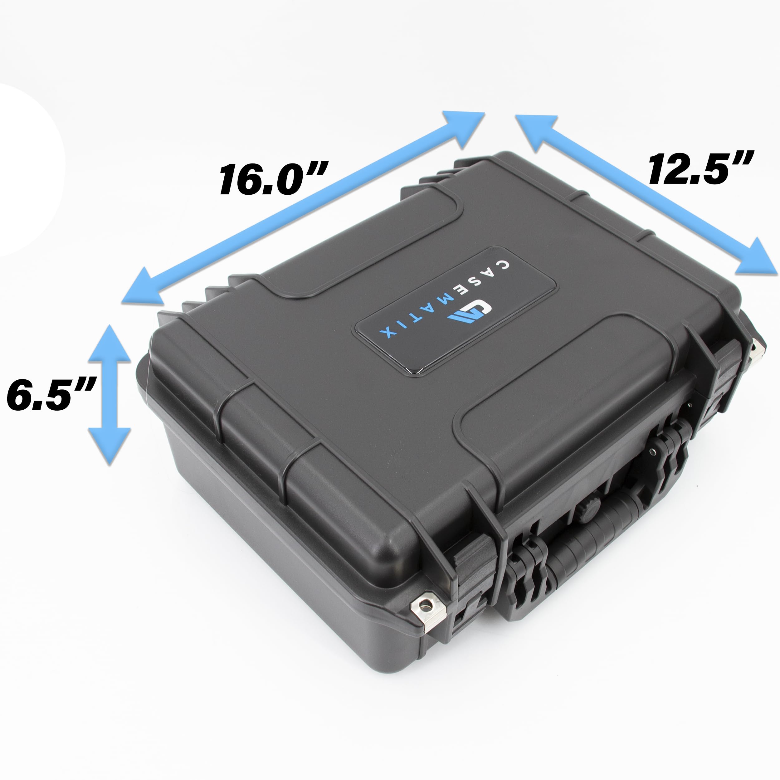 CASEMATIX airtight seal emphasizes moisture protection during travel