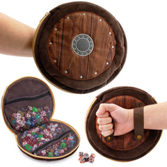 CASEMATIX wearable dice shield case holds 300 dice for easy travel