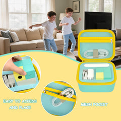 Casmilee Nex Playground case with remote compartment keeps accessories organized on trips.