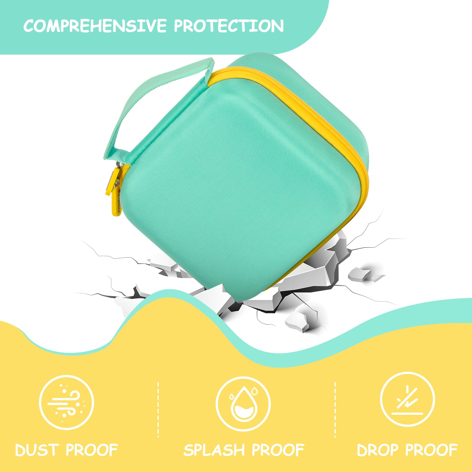 Casmilee Nex Playground case water-resistant shell protects gear in light rain.