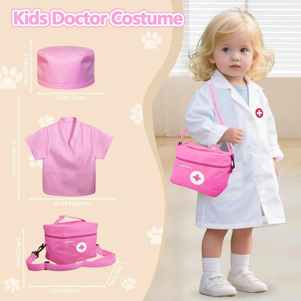 CASRRA Doctor Kit durable design withstands daily toddler play and learning