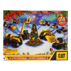 CAT Advent Calendar play space panel becomes a creative construction zone after unboxing.