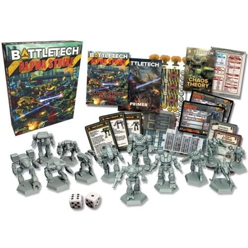 Catalyst BattleTech Alpha Strike miniatures gleam, ideal for fast, cinematic tabletop combat.