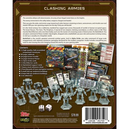 Catalyst BattleTech Alpha Strike rulebook showcases clear, approachable strategies.