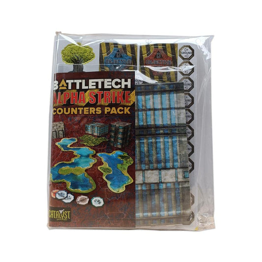 Catalyst Game Labs BattleTech Counters Pack Alpha Strike with heavy-stock reference cards for quick lookup during battles