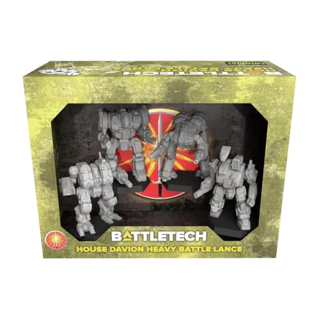 Catalyst Game Labs Davion Heavy Battle Lance miniature ready for dynamic tabletop battles and enhanced engagements