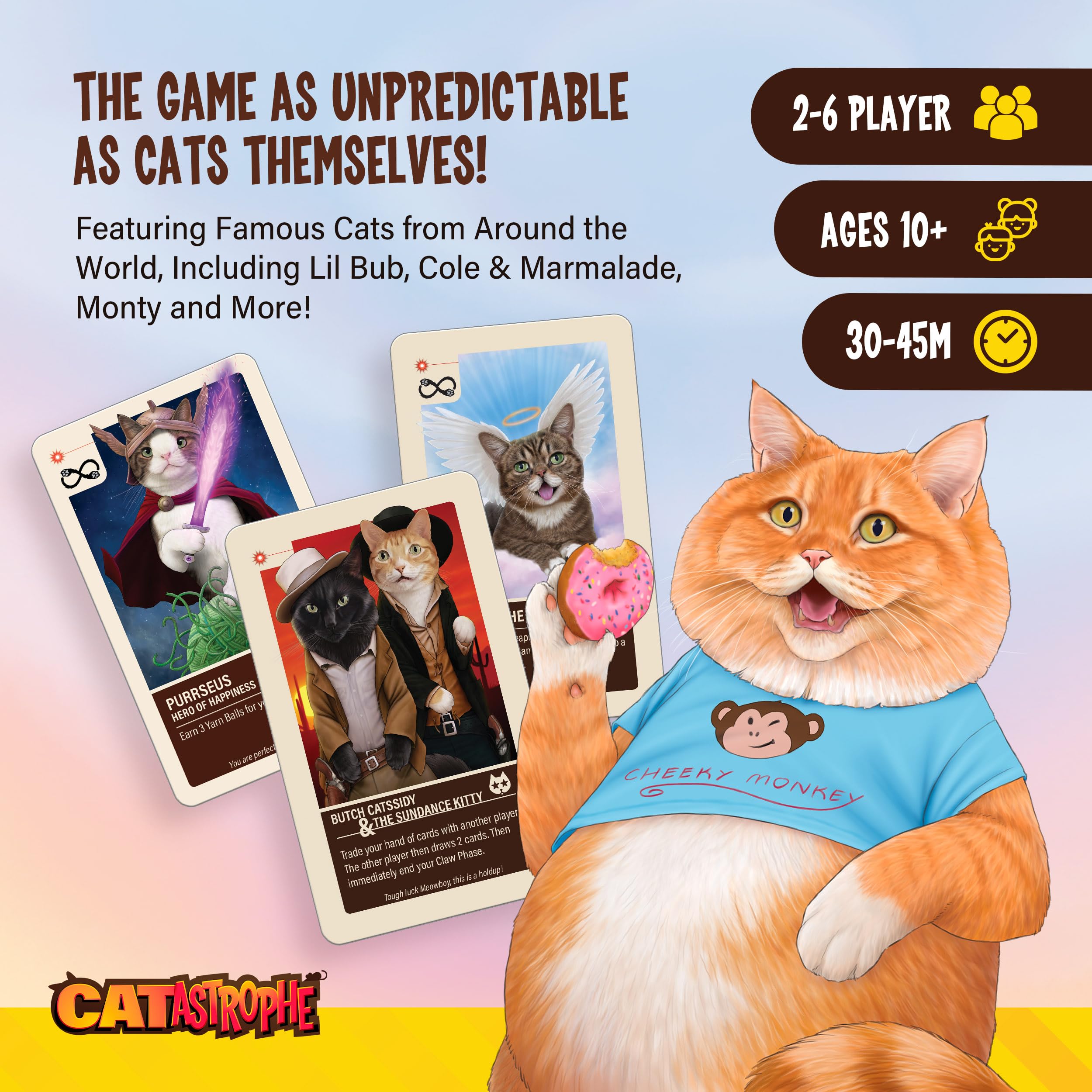 CATastrophe family night scene with players enjoying the game together.
