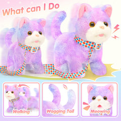 CatchCute plush cat offers a realistic play experience with movement and sounds