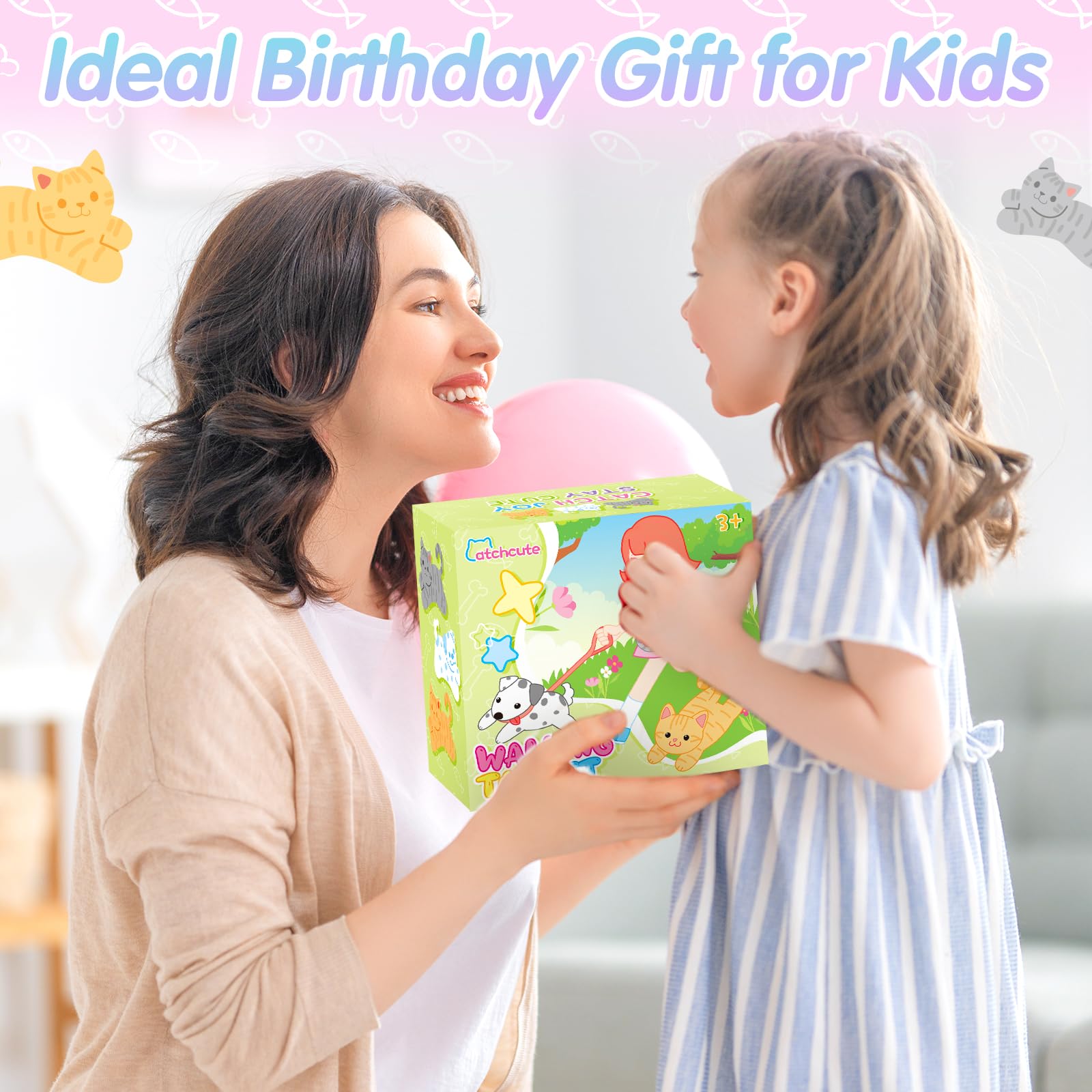 CatchCute plush cat safety materials ensure gentle hugs for kids