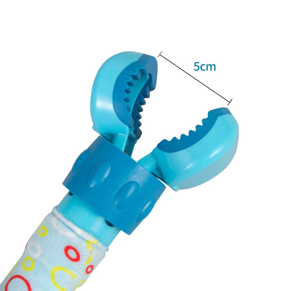 Caterbee squeaky plush elephant toy captures baby attention.