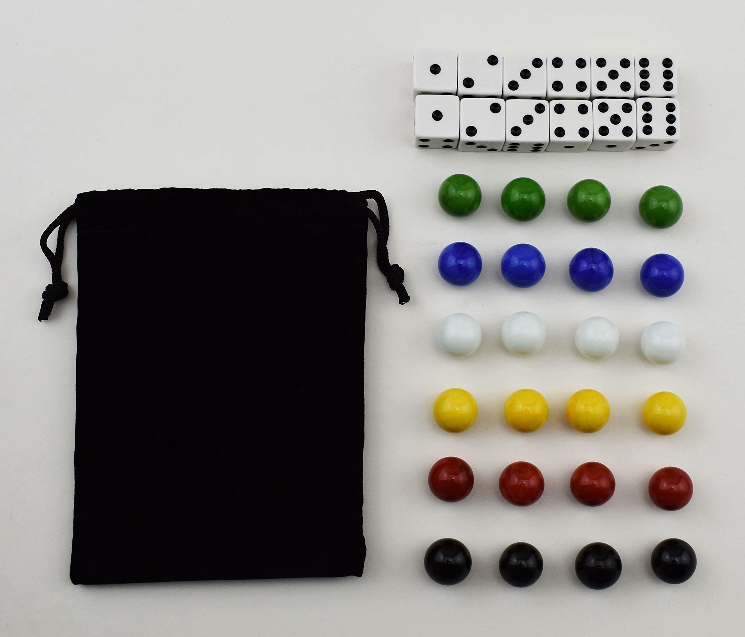 Cauff four-player layout prepared for family game night