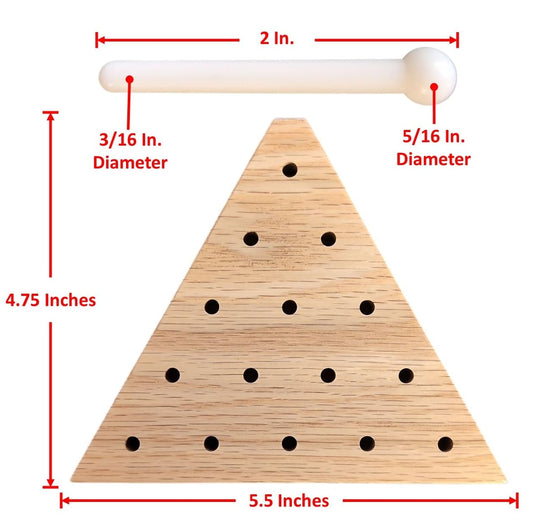 Cauff peg game 14 pegs visible, ideal for practicing strategic planning and concentration