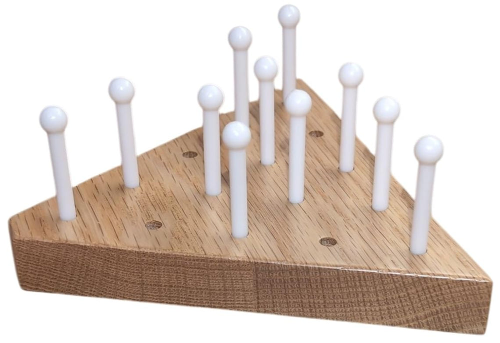 Cauff portable travel-friendly peg game on a compact board, ideal for on-the-go play