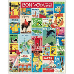 CAVANILLI & CO Cavallini 1000-piece puzzle in muslin bag inside for premium packaging.