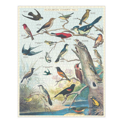 Cavallini & Co 1000-piece Audubon puzzle for engaging, mindful puzzle sessions
